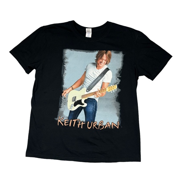 Gildan Other - Gildan Keith Urban Get Closer 2011 World Tour Black Cotton T-shirt Large